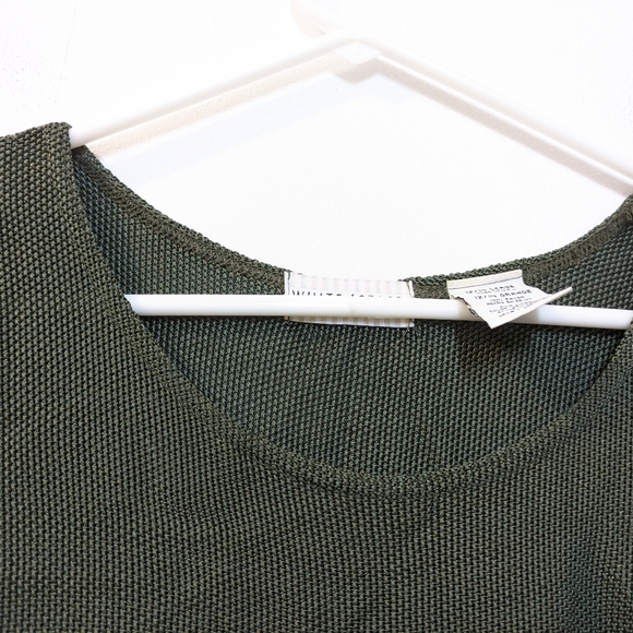 White Stag Green Woven Tank Top, Women's Large 12/14 - Picture 5 of 7